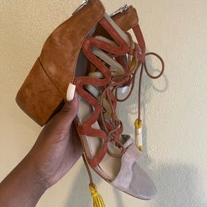 Color Block Heel - never worn